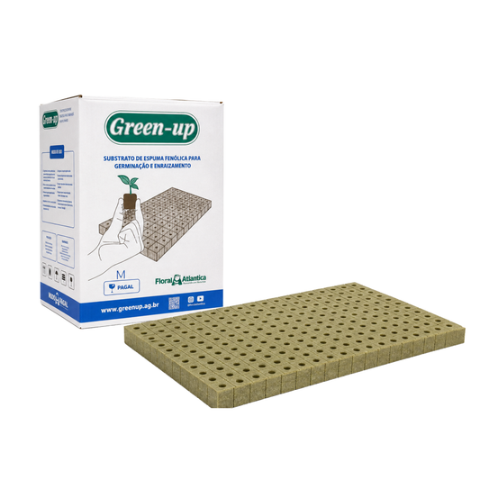 Espuma Fenólica Green Up 1,9×1,9×2,0 — Caja 15u