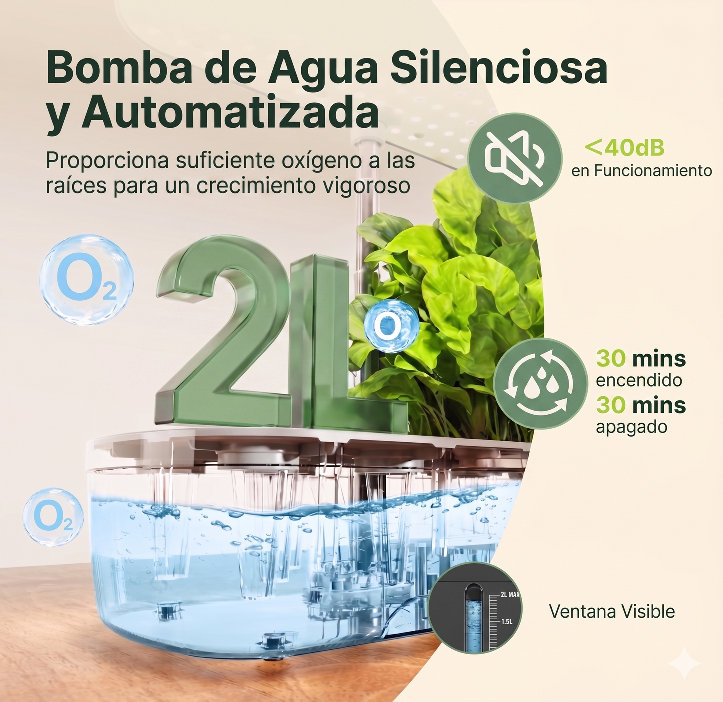Mini Huerta Led Acrule 6 plantas