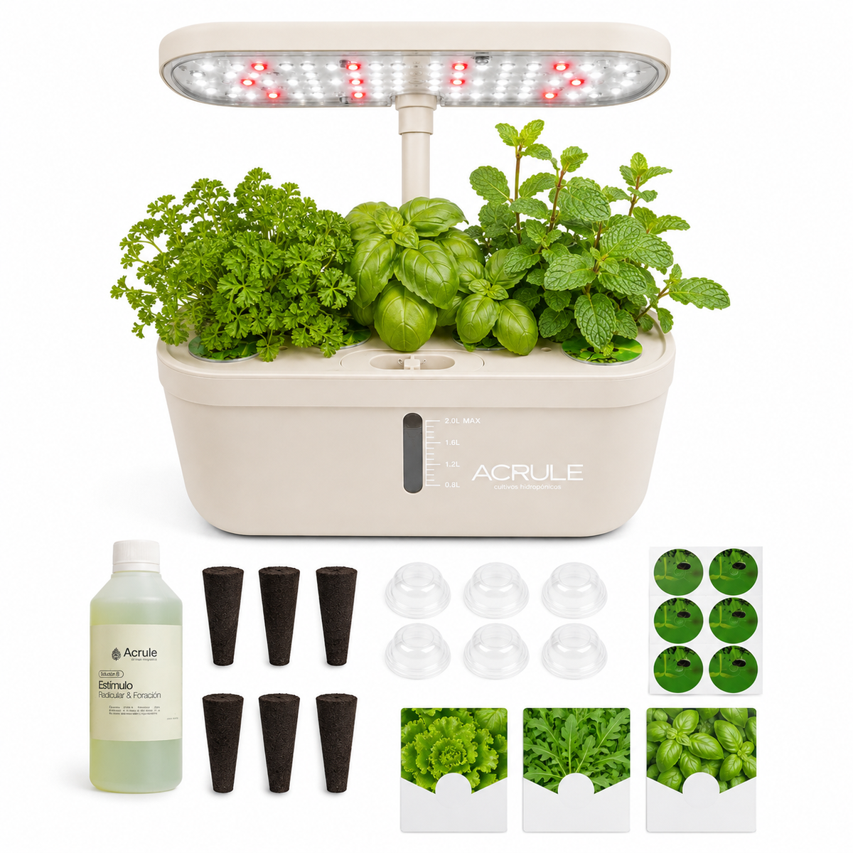 Mini Huerta Led Acrule 6 plantas