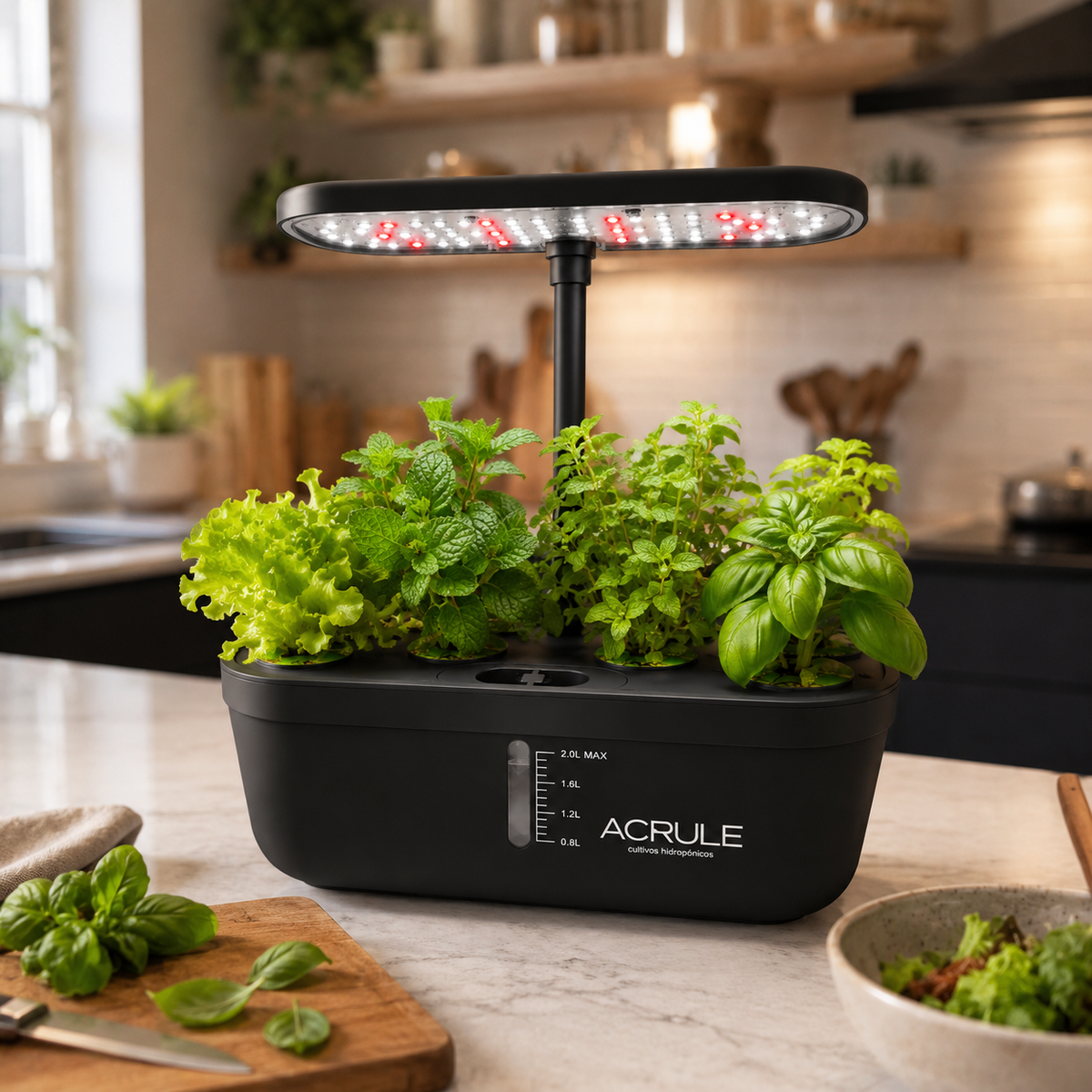 Mini Huerta Led Acrule 6 plantas