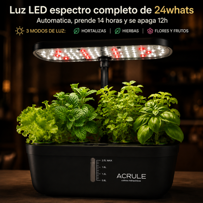 Mini Huerta Led Acrule 6 plantas